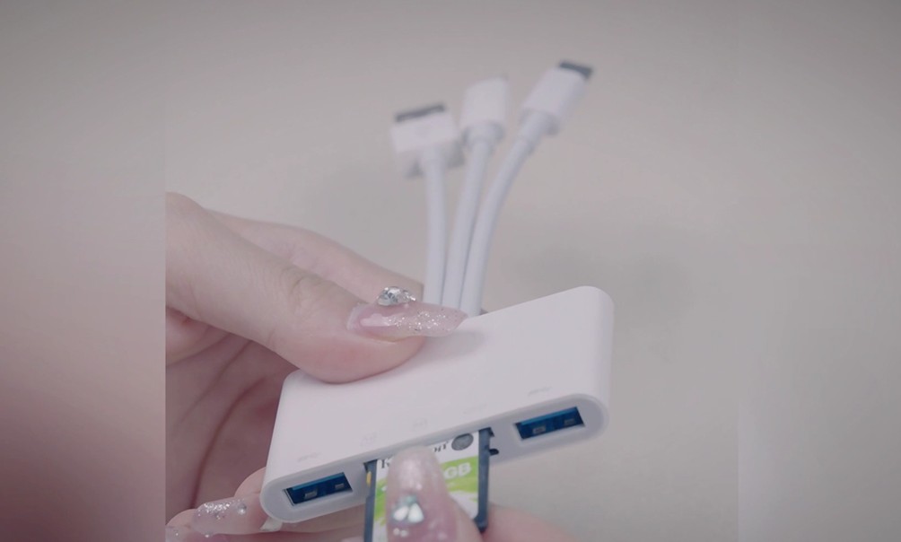 USB C Micro SD -Kartenleser